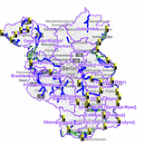 Die Hochwassergefahrenkarte für Brandenburg erreicht man über folgenden Link:  apw.brandenburg.de/?th=WT10