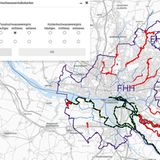 Die Hochwassergefahrenkarte für Hamburg erreicht man über folgenden Link:  geoportal-hamburg.de/hochwasserrisikomanagement