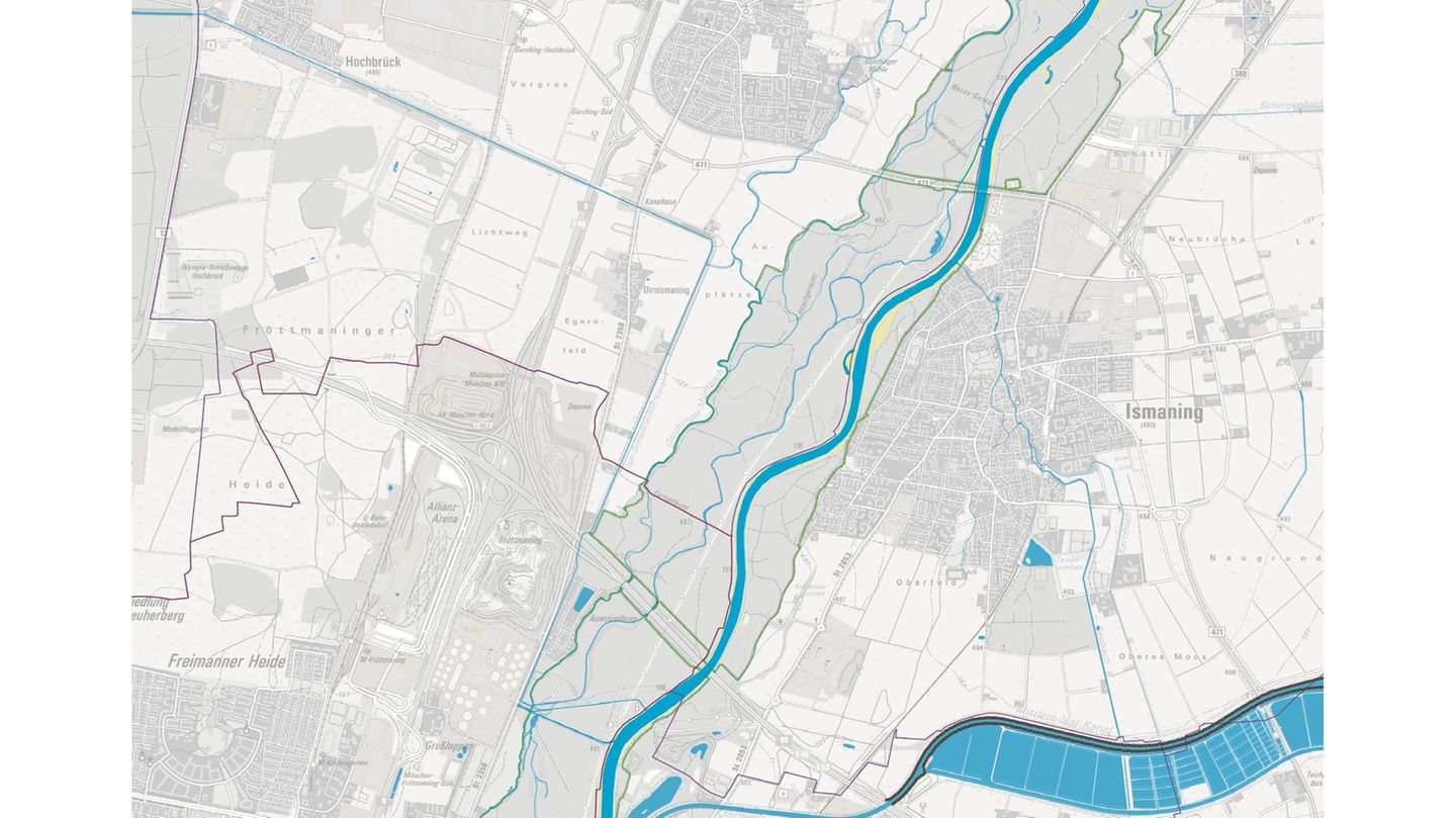 Die Hochwassergefahrenkarten für Bayern erreicht man über folgenden Link:  lfu.bayern.de/wasser/hw_risikomanagement_umsetzung/hwgk_hwrk/download/index.htm