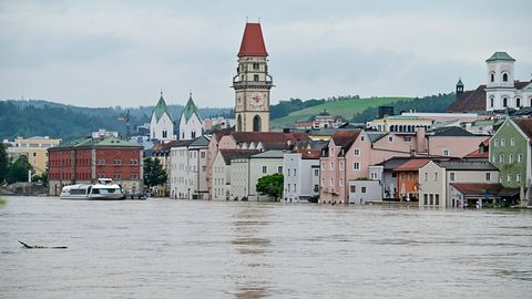 In der Dreiflüsse-Stadt Passau, wo Donau, Inn und Ilz zusammenfließen, ist allmählich Entspannung in Sicht