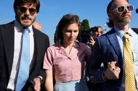 Amanda Knox vor dem Gericht in Florenz