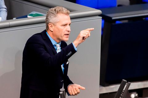 Petr Bystron (AfD) spricht im Plenum des Deutschen Bundestages