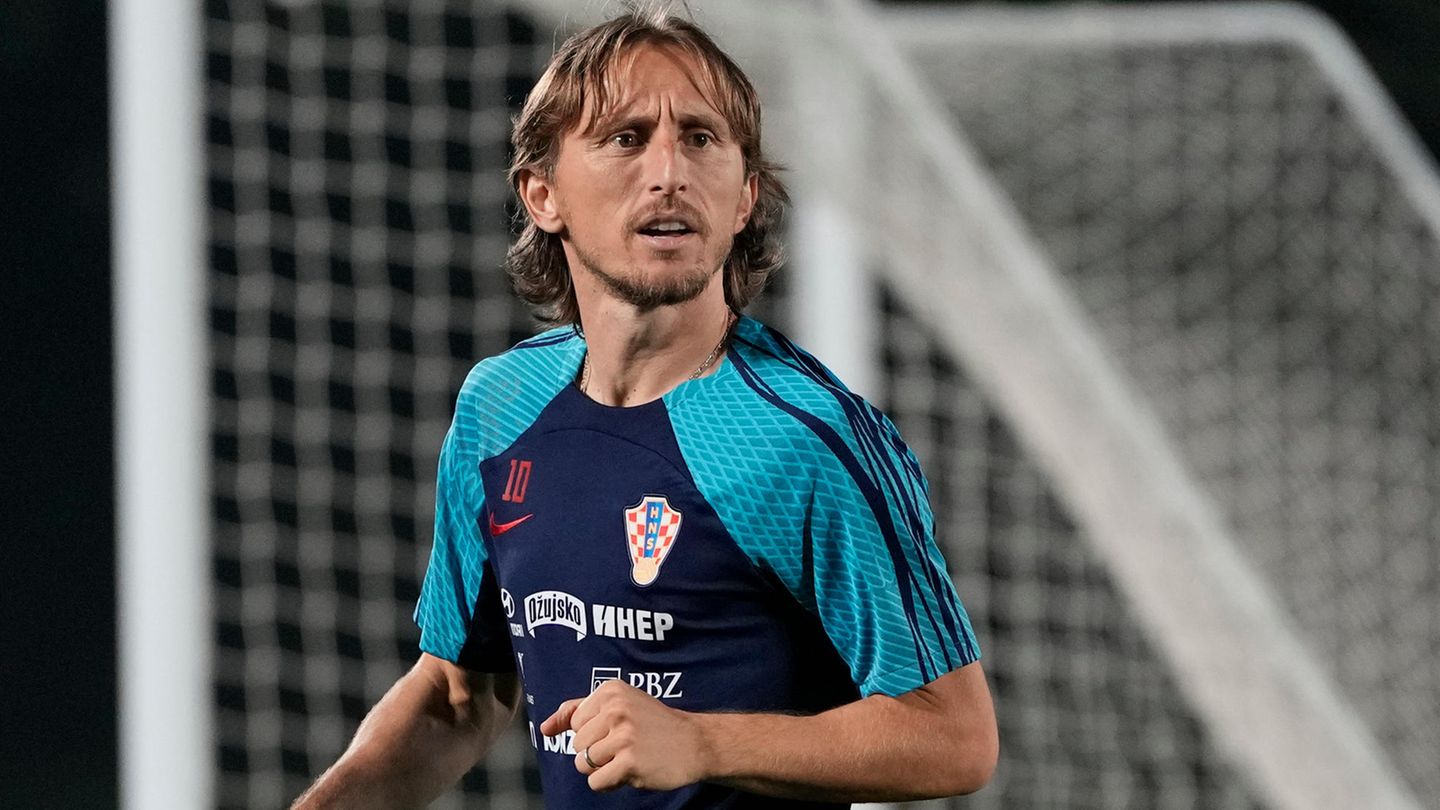 Luka Modric, Kroatien, Real Madrid, ist mit 38 Jahren so alt wie Manuel Neuer, muss aber mehr laufen, was in dem Alter umso bewundernswerter ist