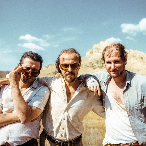 Geben sich Halt: Manuel Poppe, Reinhold "Ray" Weber und Marco Wanda