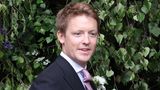 Der Bräutigam Hugh Grosvenor, Duke von Westminster, bei seiner Ankunft vor der Kathedrale in Chester
