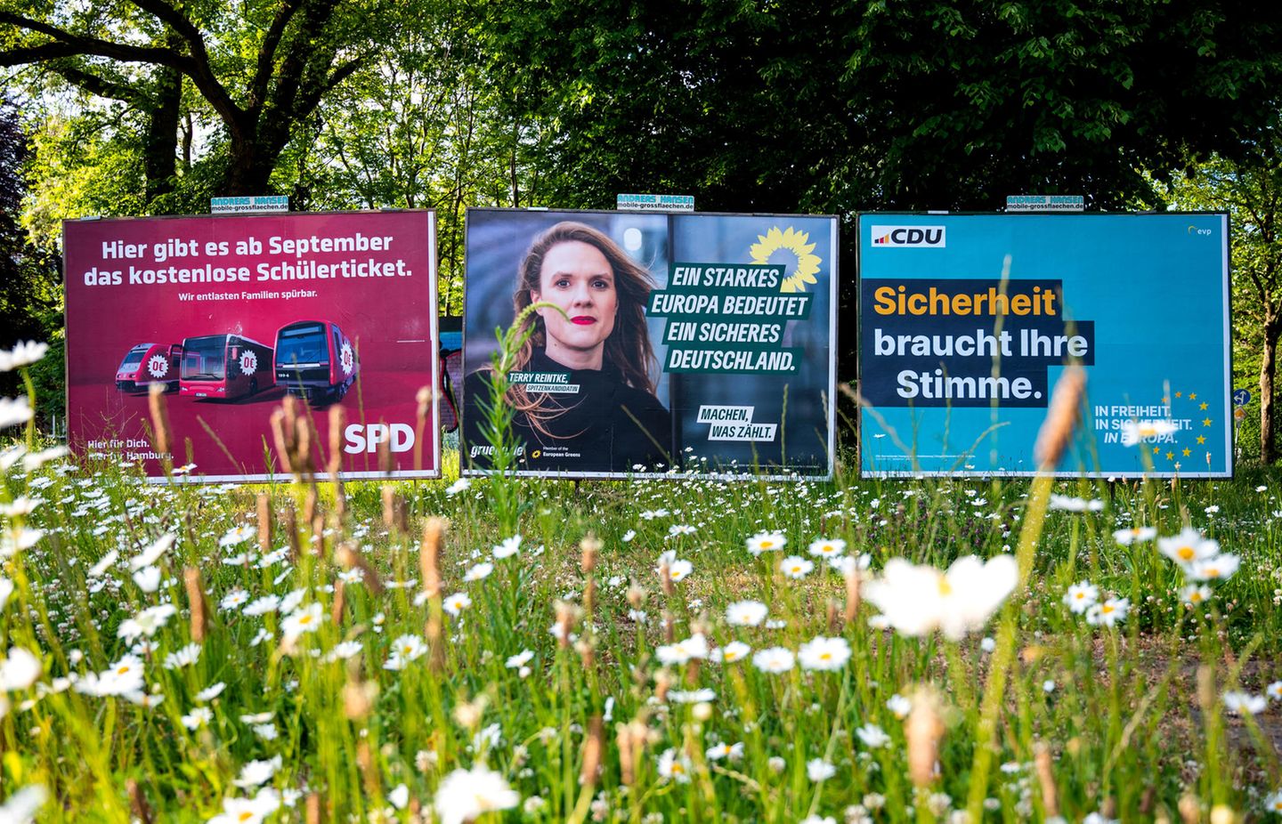 Ein SPD-Wahlplakat