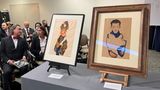 Kunstwerke des Expressionisten Egon Schiele sind in Manhattan ausgestellt, während einer Zeremonie zur Rückgabe