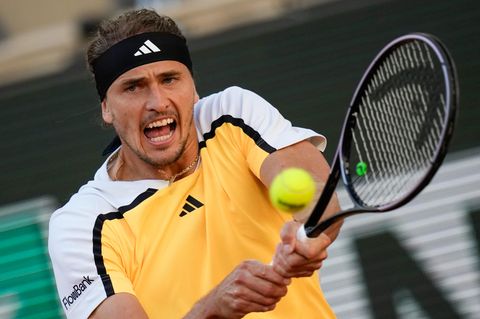 Alexander Zverev in Aktion: Gewinnt er den Grand Slam?