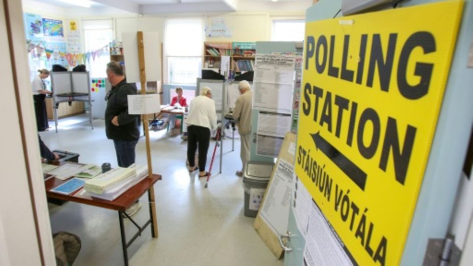 Wahllokal in der Slowakei