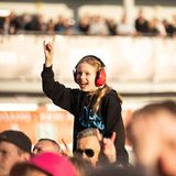 Früh übt sich, was ein Rockfan werden will: "Billy Talent" bereiten diesen jungen Fan ganz offensichtlich Freude – selbst bei reduzierter Lautstärke