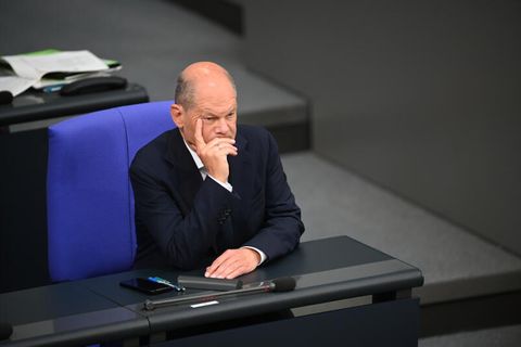 Bundeskanzler Olaf Scholz. Bei der Europawahl wurde seine SPD hart abgestraft