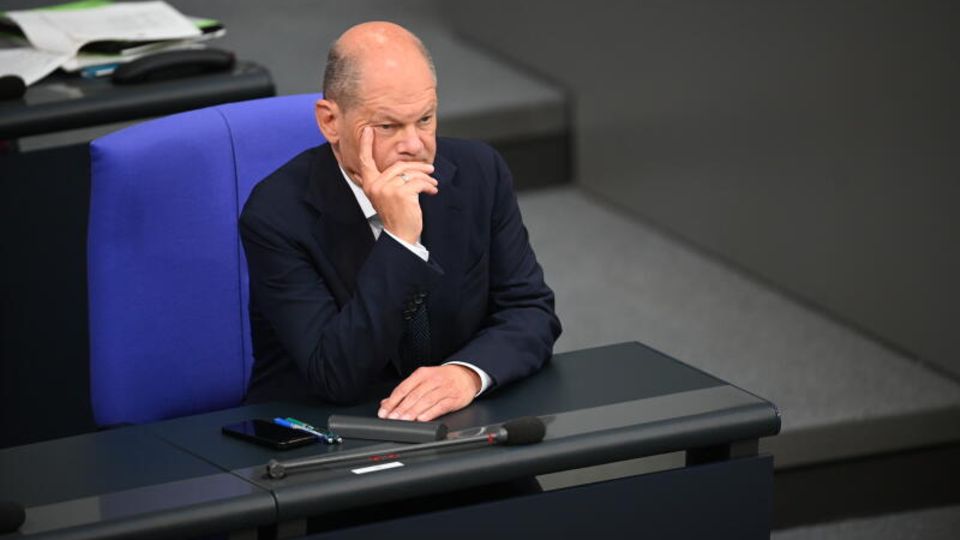 Bundeskanzler Olaf Scholz. Bei der Europawahl wurde seine SPD hart abgestraft