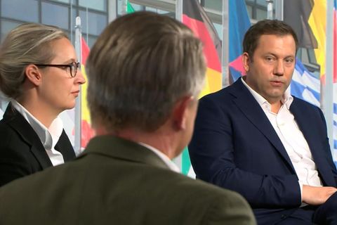 "Wahlkampf mit Polizistenmord ist unanständig" – Klingbeil und Weidel zu Migration