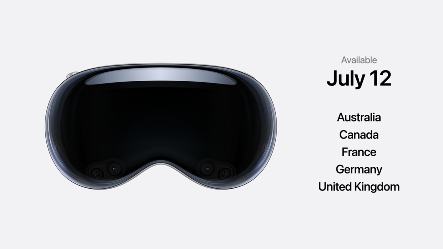 Die Apple Vision Pro wird ab dem 12. Juli in Deutschland erhältlich sein. Sie ist ab dem 28. Juni zu einem Preis von 3999 Euro vorbestellbar.