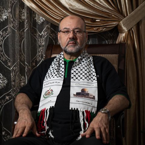 Hamas Funktionär Ali Baraka in seinem Büro in Beirut