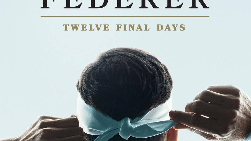 Filmcover von "Federer -twelve final days" die Dokumentation über Roger Federer