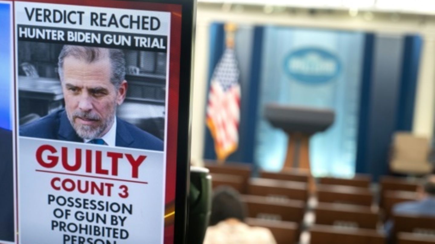Jury spricht Sohn von US-Präsident Biden des illegalen Waffenbesitzes schuldig