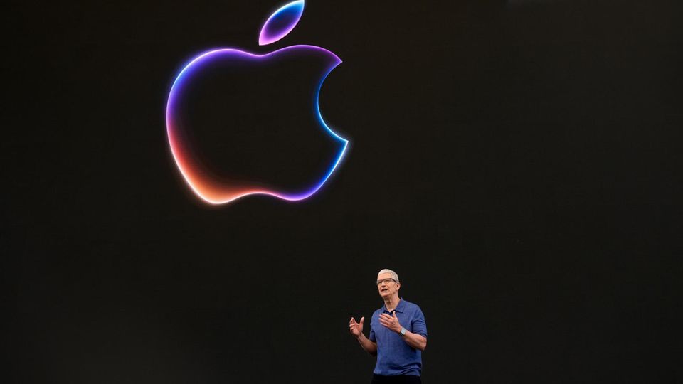 Tim Cook bei der Apple-Konferenz