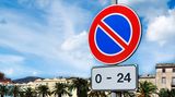 Verkehrsschild Schild Zeitliche Einschränkung