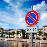 Verkehrsschild Schild Zeitliche Einschränkung