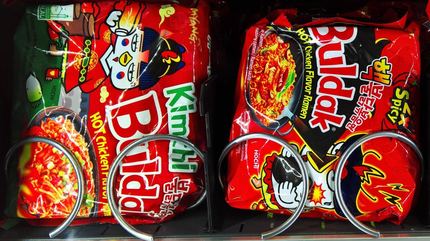 Für die Dänen zu scharf: Buldak-Nudeln aus Südkorea