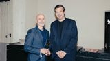 Zwei Gleichgesinnte untereinander: stern-Chefredakteure Giuseppe di Grazia (links) und Gregor Peter Schmitz nach der Preisverleihung