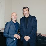 Zwei Gleichgesinnte untereinander: stern-Chefredakteure Giuseppe di Grazia (links) und Gregor Peter Schmitz nach der Preisverleihung