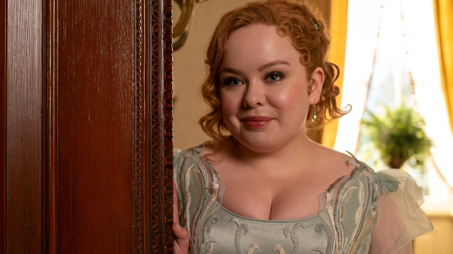 Nicola Coughlan als Penelope Featherington in "Bridgerton"