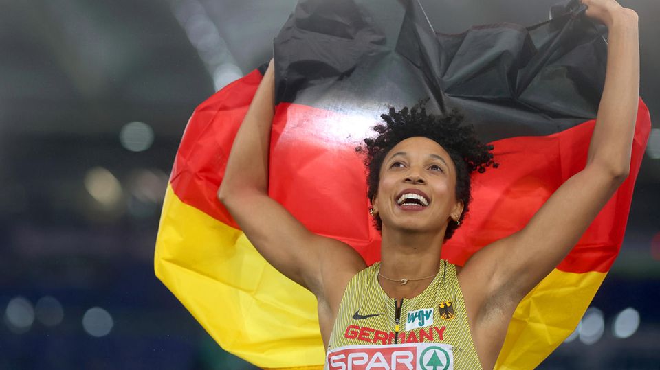 Malaika Mihambo holte sich in Rom mit dem zweitbesten Sprung ihrer Karriere die EM-Goldmedaille zurück