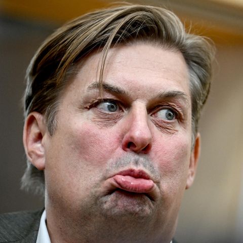 From the EU top candidate to party paria: Maximilian Krah on Monday in Berlin.