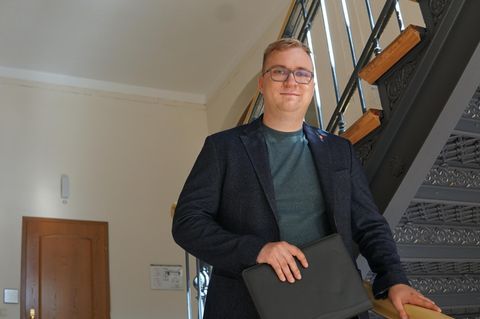 Adrian Schneider, SPD-Ortsverbandschef in Delitzsch