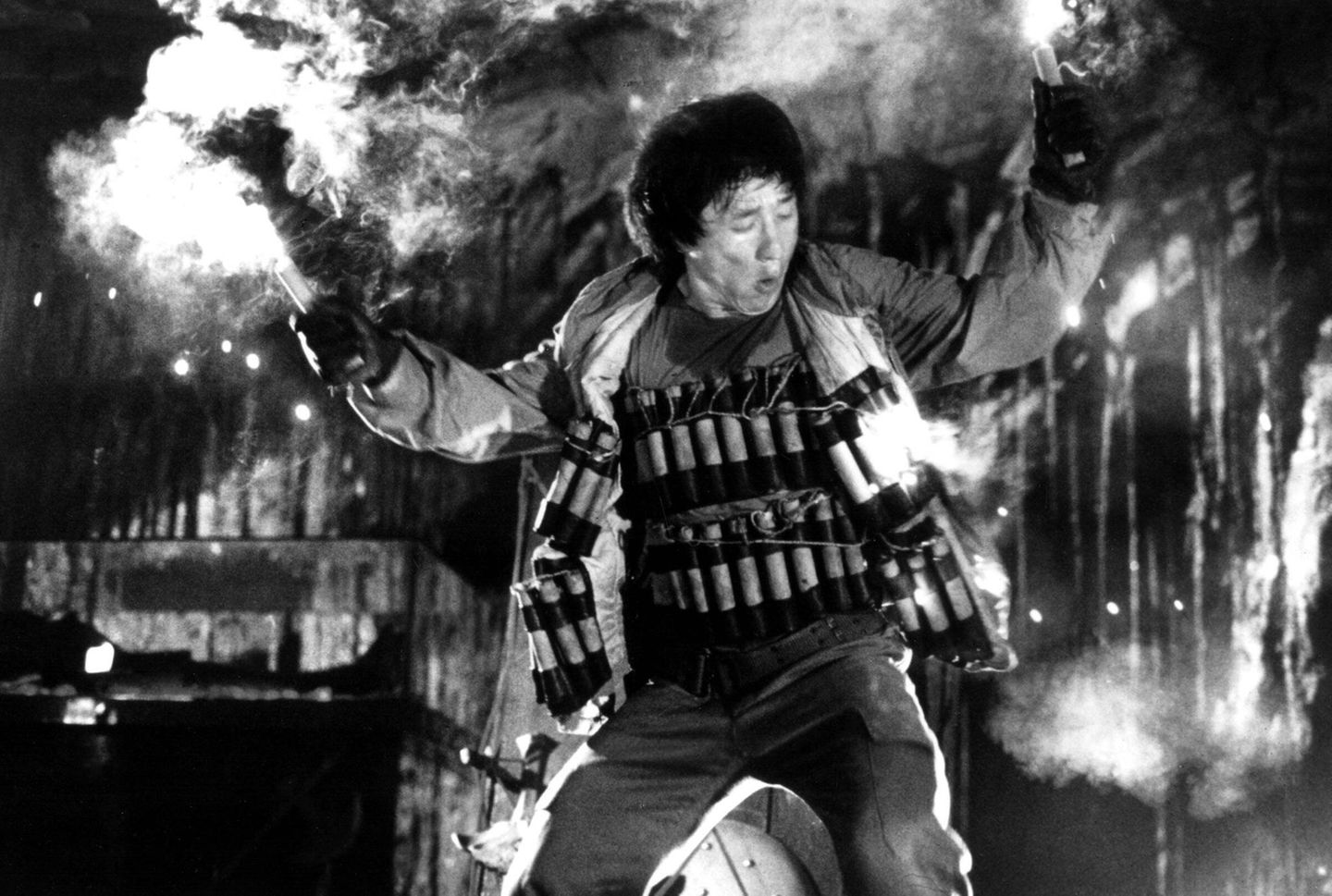 Jackie Chan in einer Filmszene