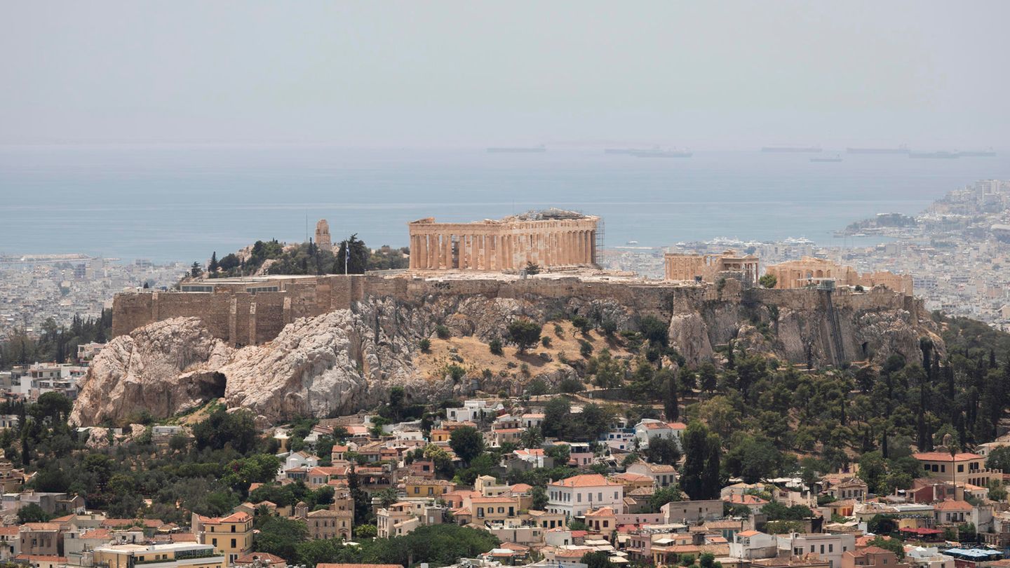 Bereits am Mittwoch war die Akropolis, das Wahrzeichens Athens, während der heißen Mittagsstunden geschlossen