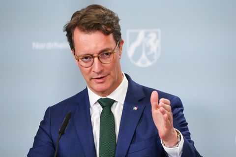 Ein Foto von Nordrhein-Westfalens Ministerpräsident Wüst