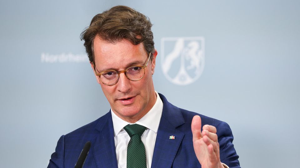 Ein Foto von Nordrhein-Westfalens Ministerpräsident Wüst