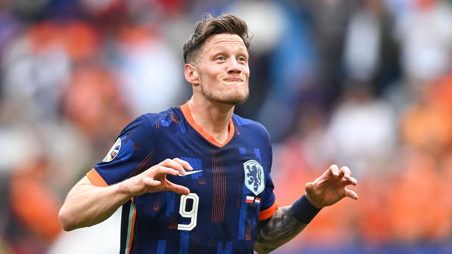 Wout Weghorst ist der Siegtorschütze der Niederländer in deren ersten Gruppenspiel der EM 2024 gegen Polen