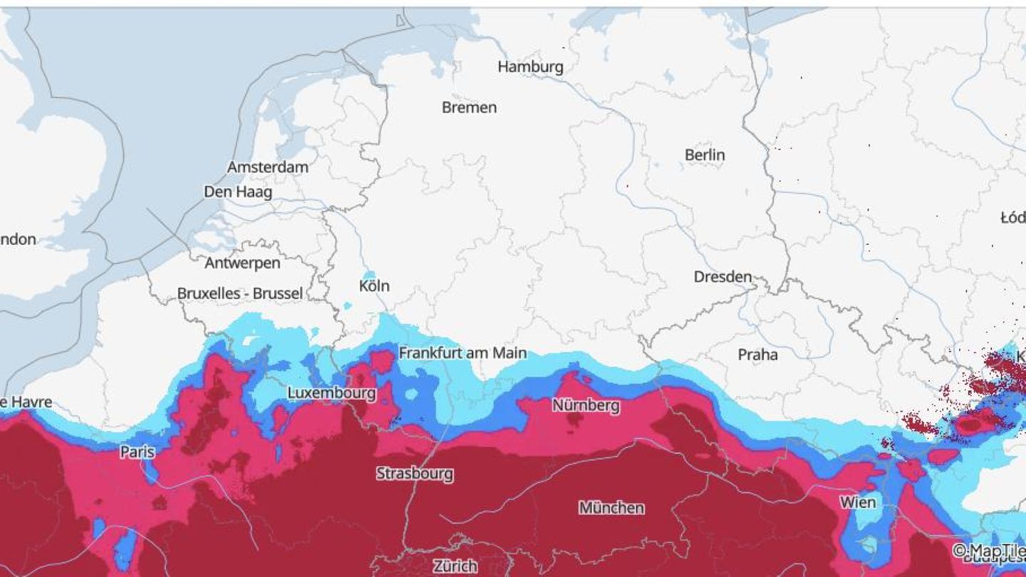 Amtliche Warnungen: Starke Unwetter erwartet: Karten zeigen, wo heute Sturm und Gewitter aufziehen