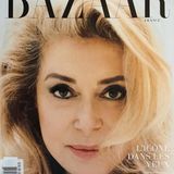 Catherine Deneuve auf dem Titel der französischen "Harper's Bazaar"