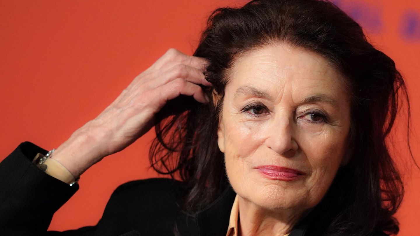 Die französische Schauspielerin Anouk Aimée