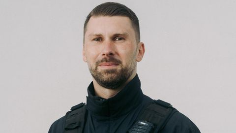 Portrait Polizist Pitt Stöcker Polizei