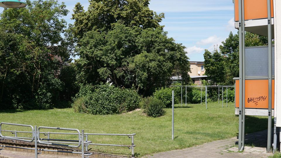 Tatort: ​​In dieser Plattenbausiedlung am Rande von Grevesmühlen ereignete sich am Freitagnachmittag der rassistische Übergriff