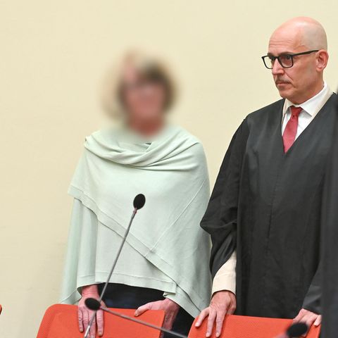Seit heute vor Gericht: die Ruth Hildegard Leiding aus Hessen. 