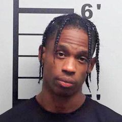 Polizeifoto von Travis Scott