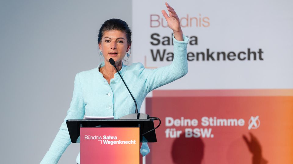 BSW-Vorsitzende Sahra Wagenknecht: Seit Mitte März gibt es einen Landesverband in Thüringen