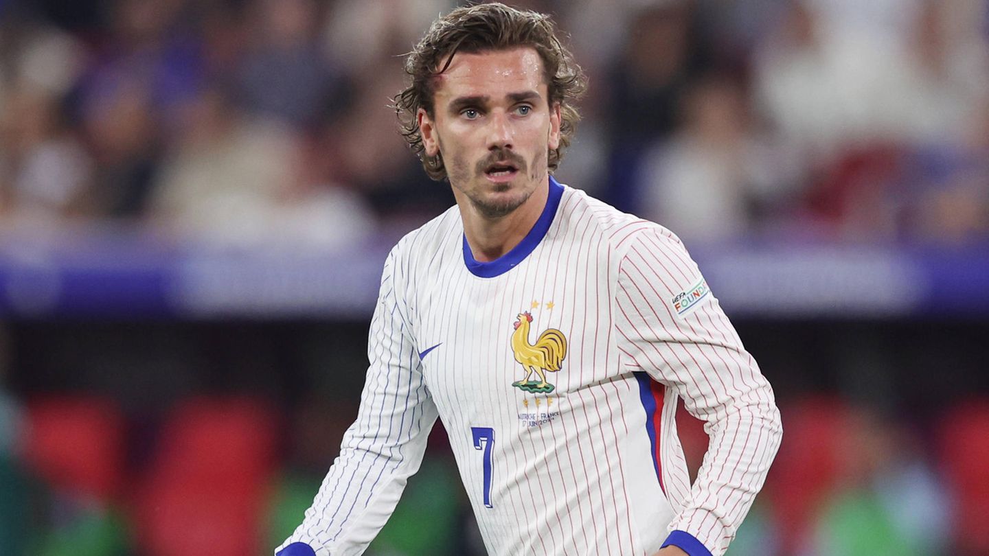 Antoine Griezmann auf dem Spielfeld