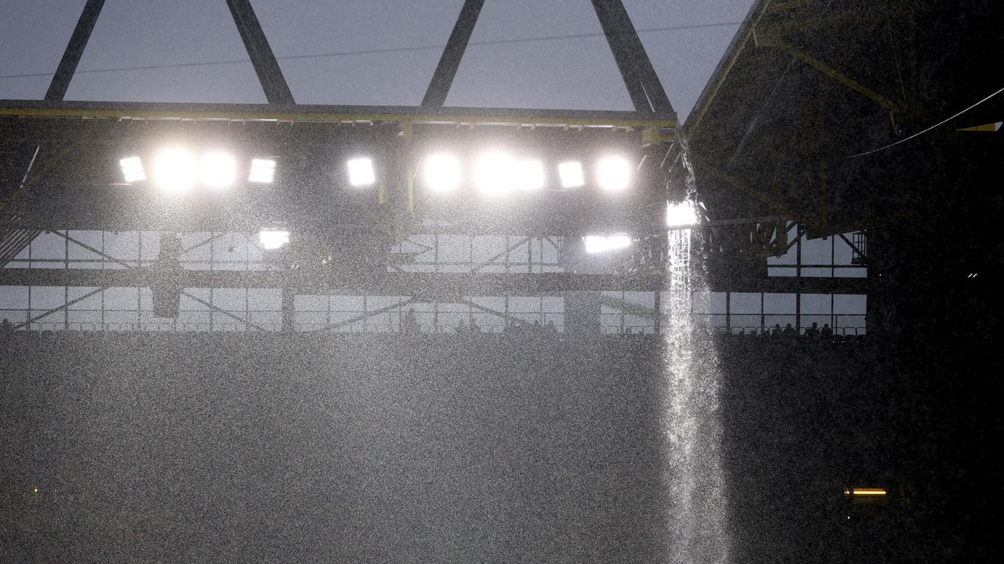 Regenfälle in Dortmund