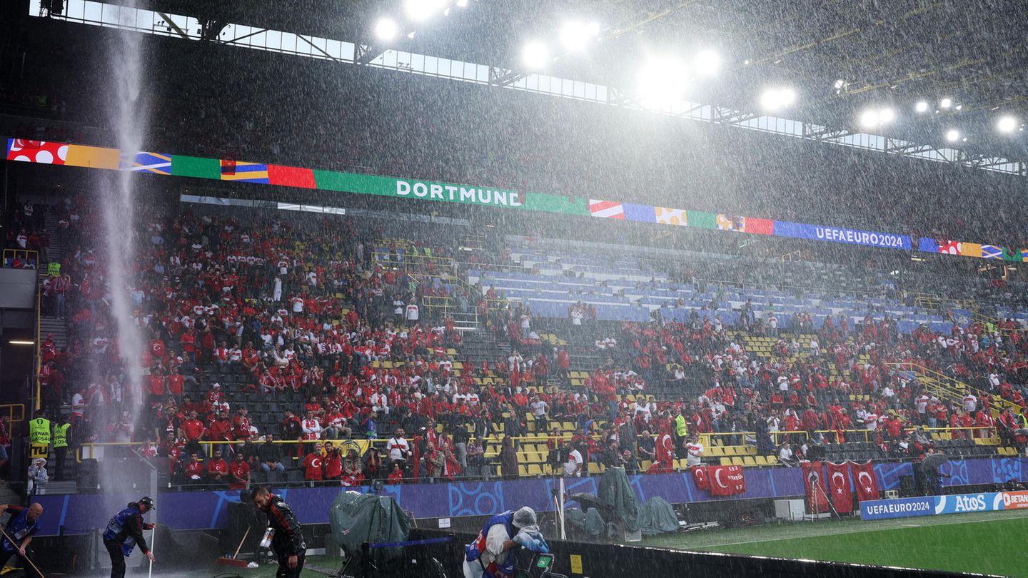 Regenfälle in Dortmund