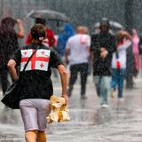 Regenfälle in Dortmund