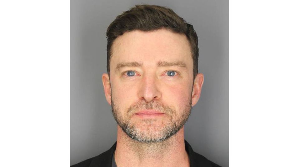Police photo of Justin Timberlake Police photo of Justin Timberlake