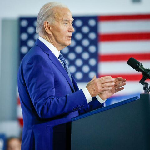 US-Präsident Joe Biden nutzt jede Gelegenheit, um Donald Trump die Schuld an der aktuellen Abtreibungssituation im Land zu geben